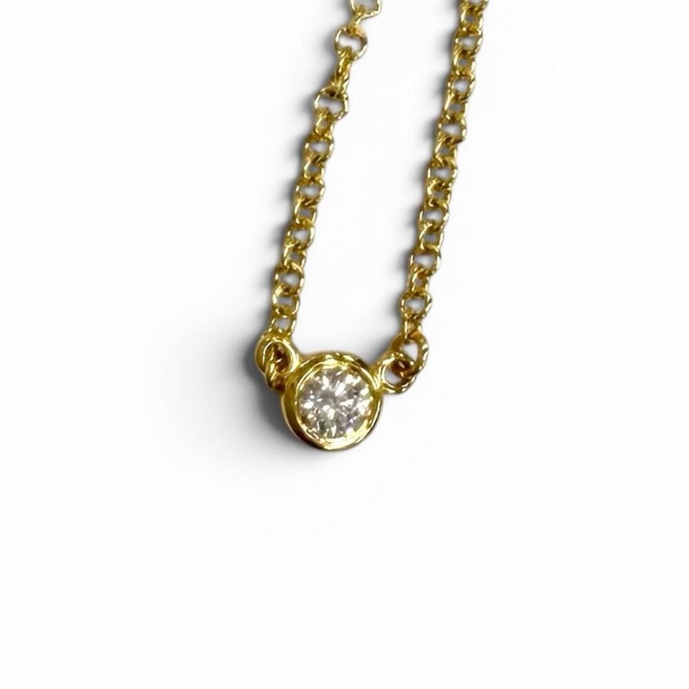 TIFFANY Authentic Gold Diamond Necklace
